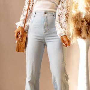 High Waist Flared Jeans